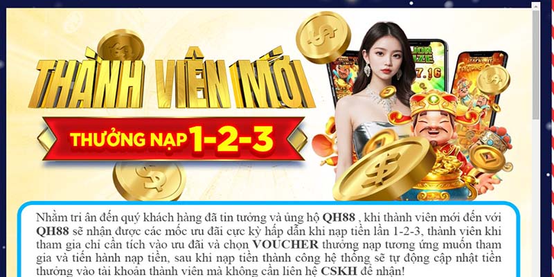 QH88 khuyến mãi cho người mới